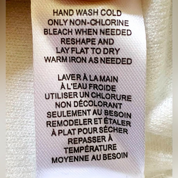 TAHARI Off-white Sweater w/ Ascend Stitching - Picture 8 of 12